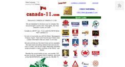 Desktop Screenshot of canada-11.com